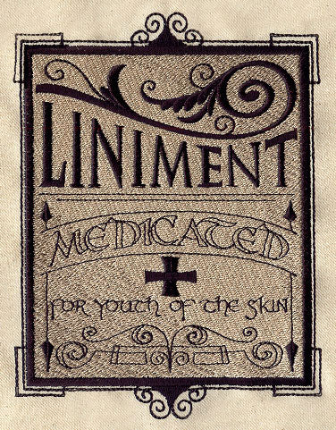 Liniment Apothecary Label