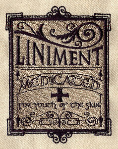 Liniment Apothecary Label