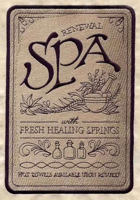 Spa Sign