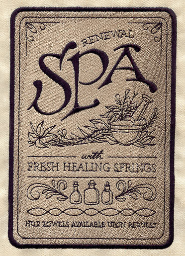 Spa Sign