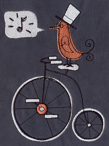 Birdie on a Bike