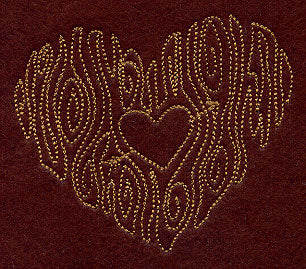 Woodgrain Heart