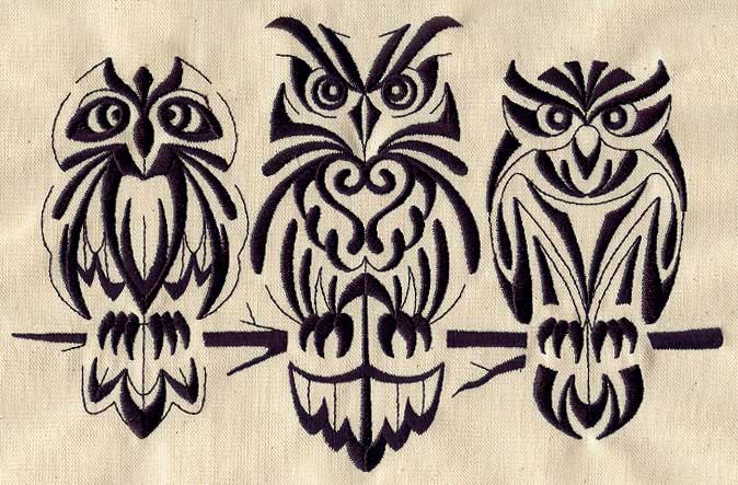 Retro Owls