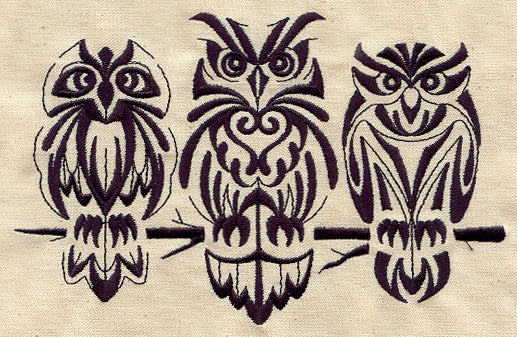Retro Owls
