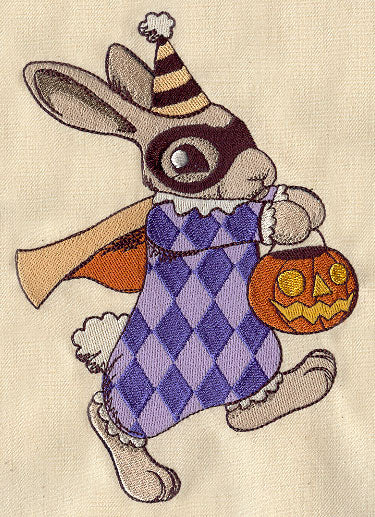 Vintage Halloween Bunny