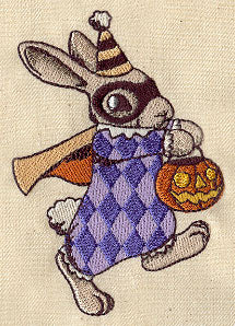 Vintage Halloween Bunny