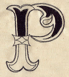 Cirque Letter P