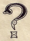 Cirque Punctuation - Question Mark