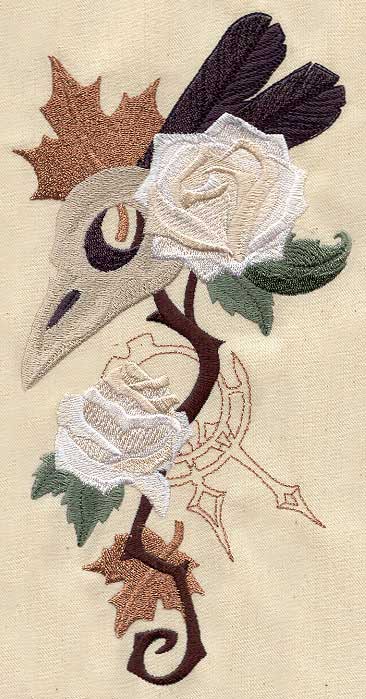 Clockwork Natura Bird Skull Cascade