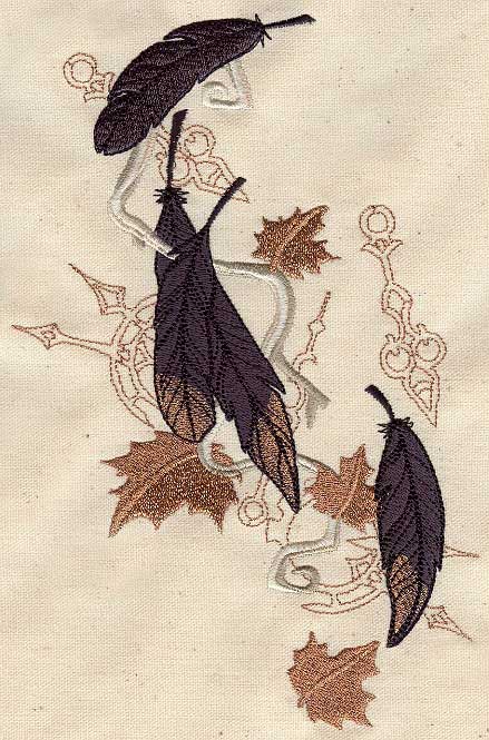 Clockwork Natura Feathers Cascade