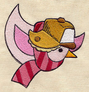 Bundled Up Winter Birdie