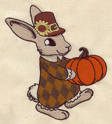Vintage Thanksgiving Bunny