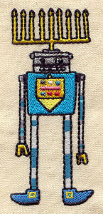 Robot Menorah