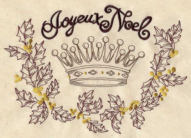 French Vintage Christmas Crown