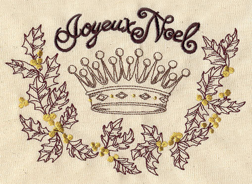 French Vintage Christmas Crown
