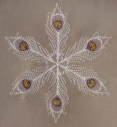 Peacock Feather Snowflake