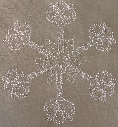 Skeleton Key Snowflake