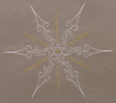 Clock Hands Snowflake