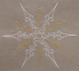 Clock Hands Snowflake