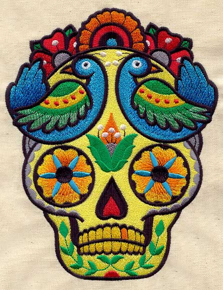 Pajaros y Calavera