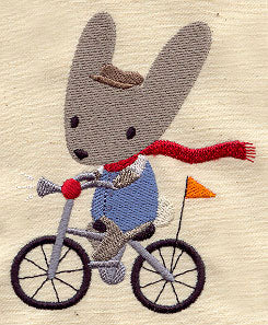 Bunny on a Bike
