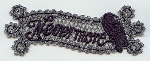 Nevermore Bookmark (Lace)