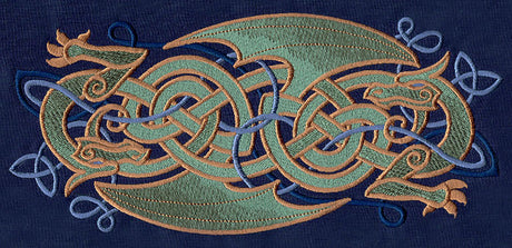Celtic Majesty Dragons Border