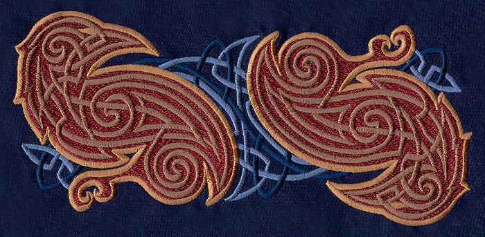 Nordic Majesty Ravens Border