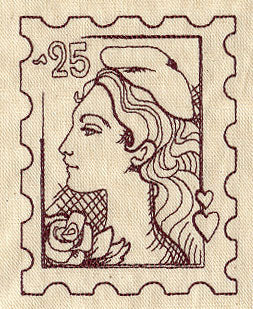 Vintage French Postage Stamp