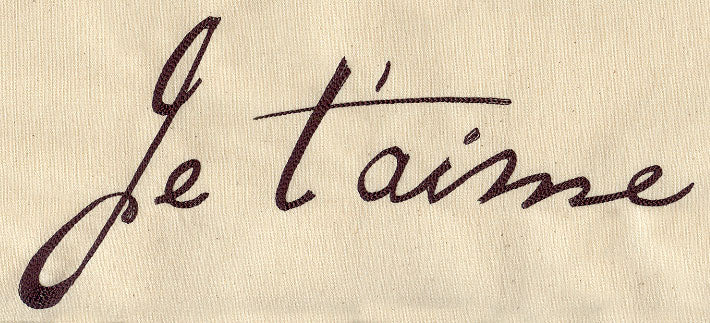 Je T'Aime Script