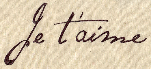 Je T'Aime Script