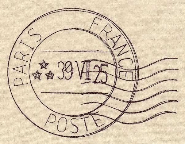 Vintage French Postmark