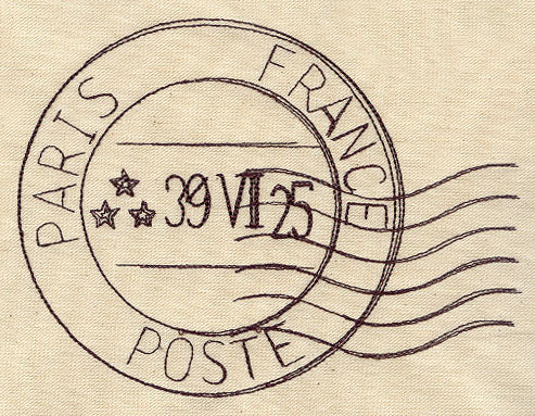Vintage French Postmark