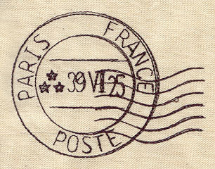 Vintage French Postmark