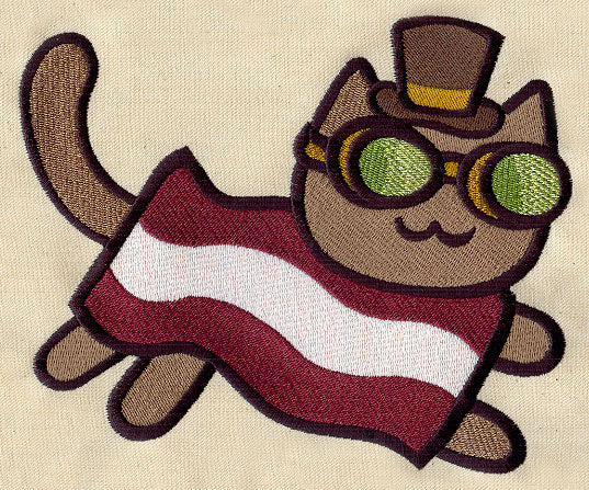 Steampunk Bacon Cat