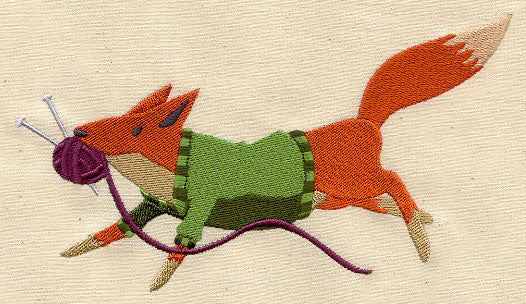 Knitting Fox