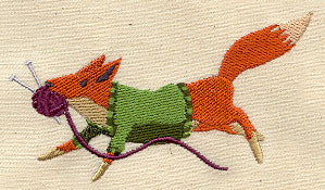 Knitting Fox