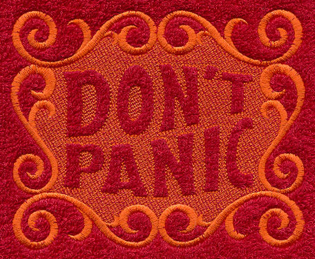 Don't Panic (Embossed)