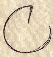 Handwriting Letter C - Uppercase