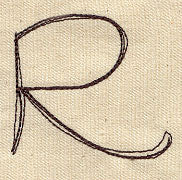 Handwriting Letter R - Uppercase