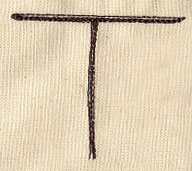 Handwriting Letter T - Uppercase