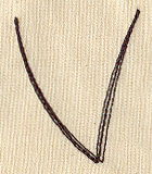 Handwriting Letter V - Uppercase