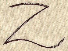 Handwriting Letter Z - Uppercase