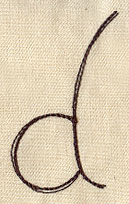 Handwriting Letter D - Lowercase