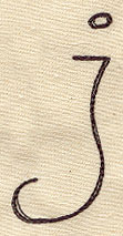 Handwriting Letter J - Lowercase