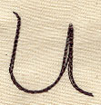 Handwriting Letter U - Lowercase