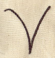 Handwriting Letter V - Lowercase