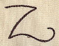 Handwriting Letter Z - Lowercase