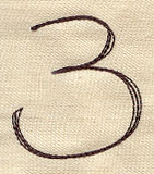 Handwriting Number 3