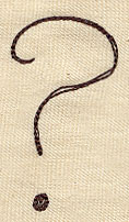 Handwriting Punctuation - Question Mark